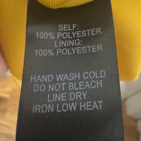 Lulu's Daisies Go By Mustard Yellow Floral Midi Dress Size Medium - Picture 5 of 5